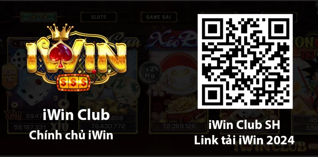 Mã QR tải iWin Club về điện thoại chính chủ