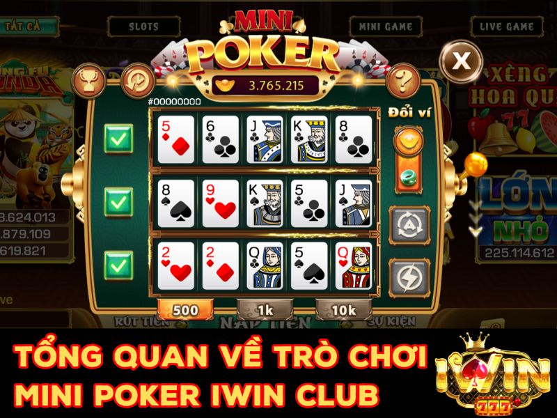 Tổng quan về game cược Mini Poker