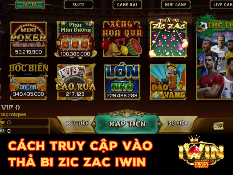 Cách truy cập vào game