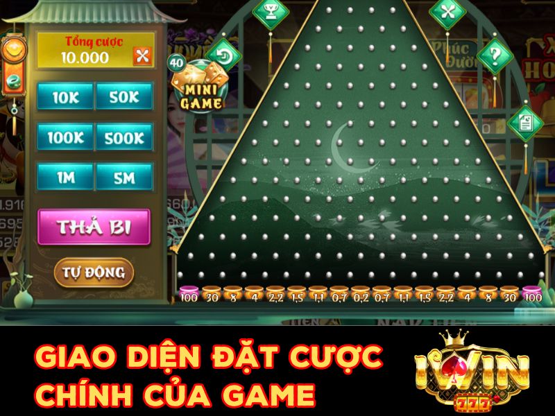 Giao diện vận hành của game