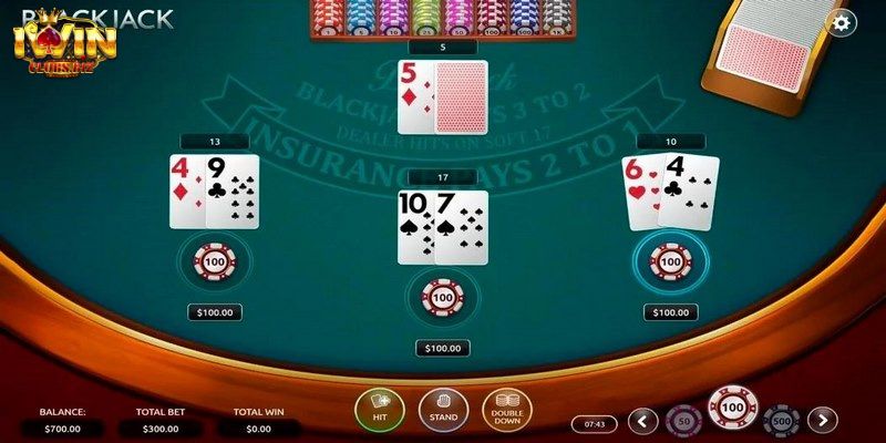 Luật chơi Blackjack iWin chi tiết nhất